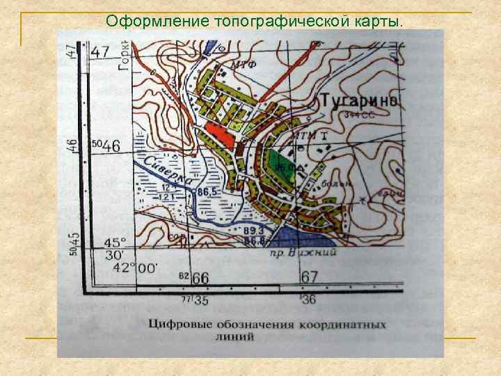 Топографическая карта презентация