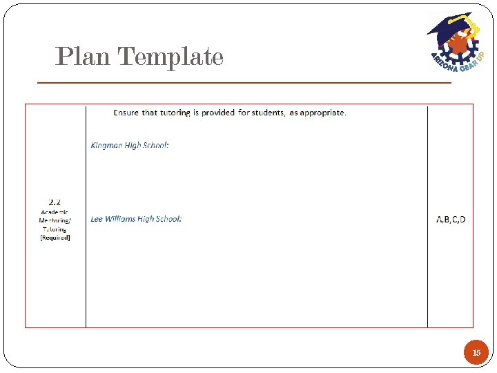 Plan Template 15 