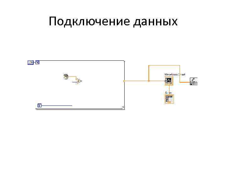 Подключение данных 