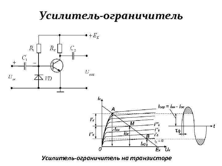 Схемы усилителей ограничителей