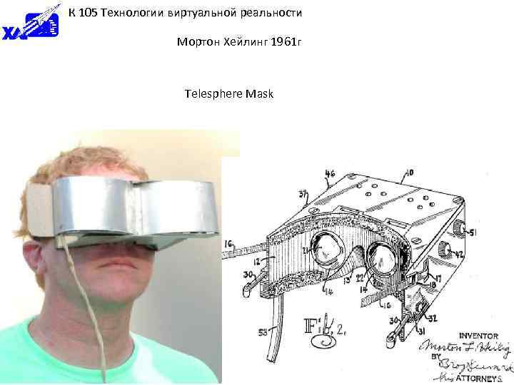 К 105 Технологии виртуальной реальности Мортон Хейлинг 1961 г Telesphere Mask 