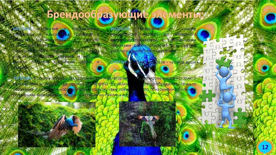 Брендообразующие элементы: МИССИЯ: «Развитие и продвижение передовых и изысканных процедур в области lash-индустрии в