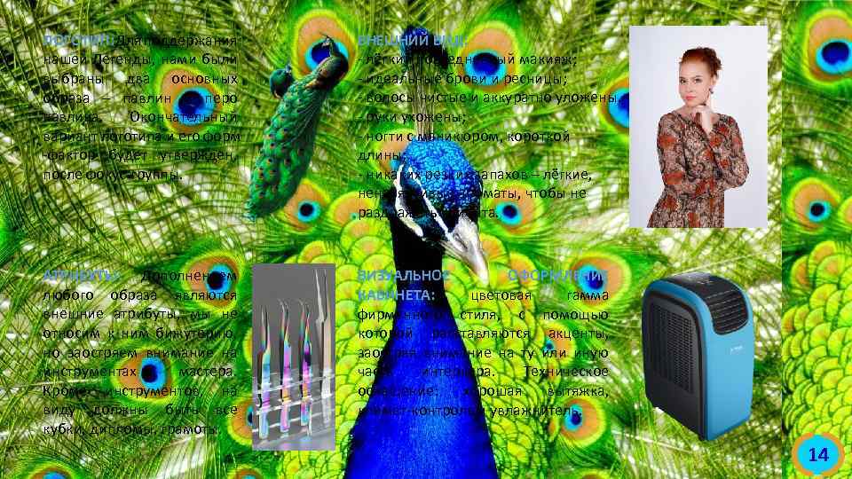 ЛОГОТИП: Для поддержания нашей Легенды, нами были выбраны два основных образа – павлин и