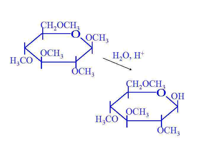 CH 2 OСH 3 OCH 3 H 3 СO OСH 3 H 2 O,