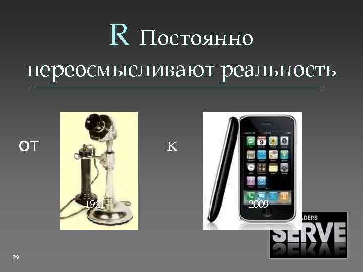 R Постоянно переосмысливают реальность к от 1921 29 2009 