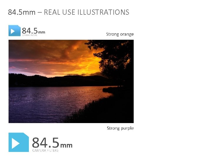 84. 5 mm – REAL USE ILLUSTRATIONS 