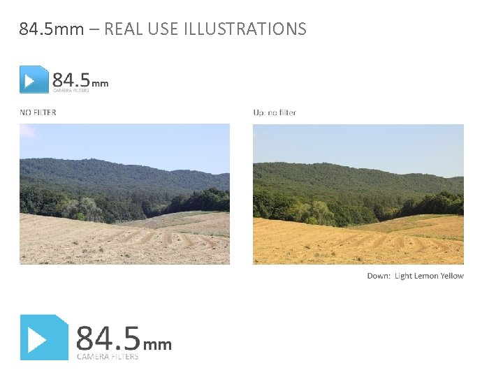 84. 5 mm – REAL USE ILLUSTRATIONS 