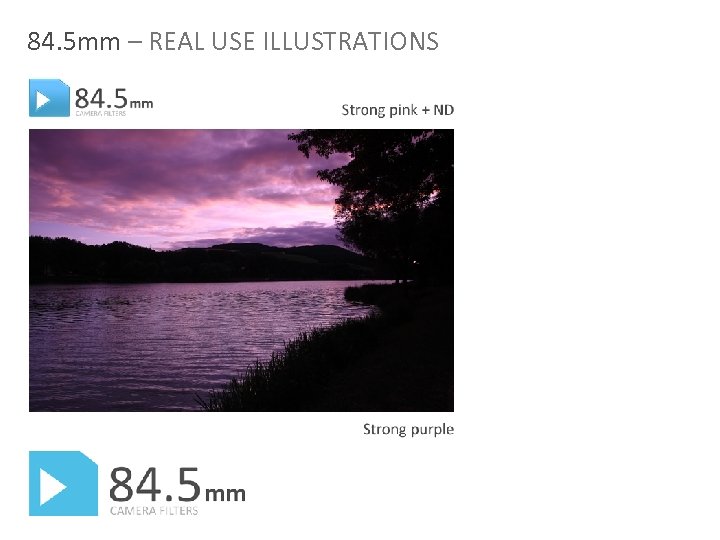 84. 5 mm – REAL USE ILLUSTRATIONS 