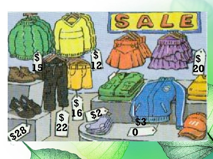 $ 15 28 $ $ 12 $ $ 16 $2 22 $ 20 $3