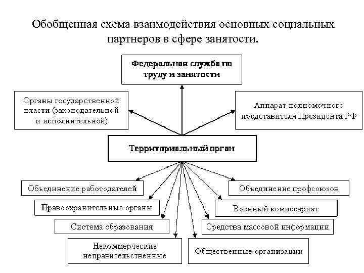 Государственные органы занятости населения схема