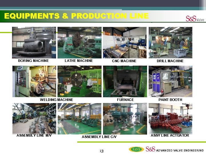 EQUIPMENTS & PRODUCTION LINE BORING MACHINE LATHE MACHINE CNC MACHINE WELDING MACHINE ASSEMBLY LINE