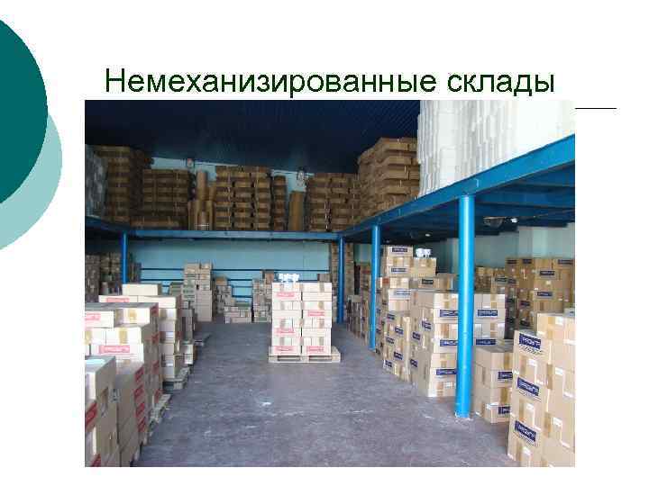 Немеханизированные склады 