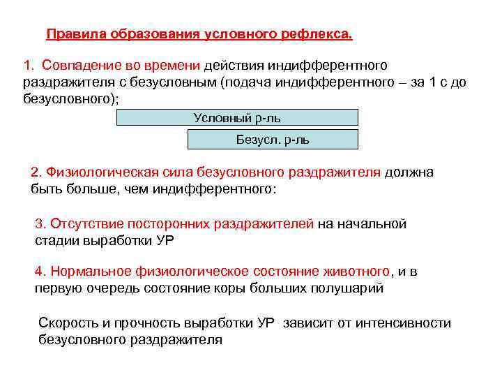 Условное формирование