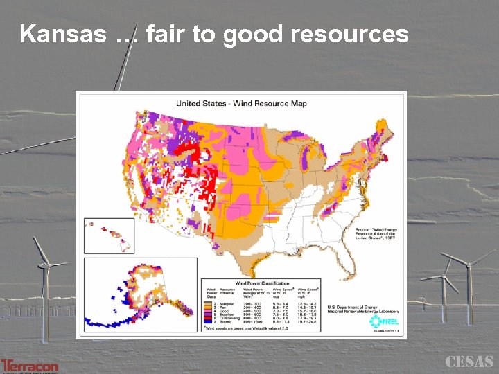 Kansas … fair to good resources CESAS 