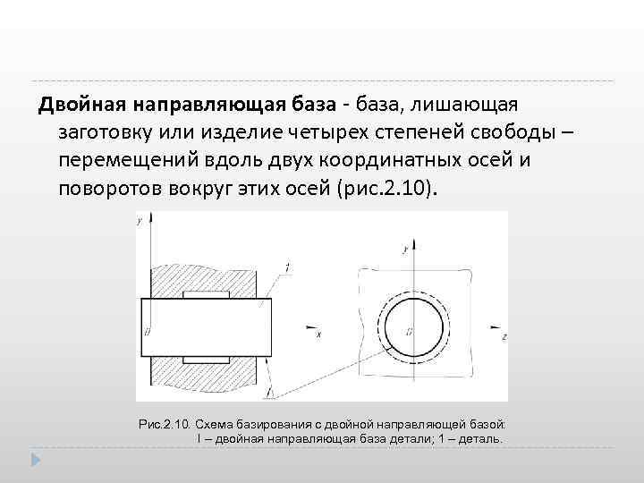 Сколько степеней свободы теряет заготовка при указанной схеме базирования и закрепления