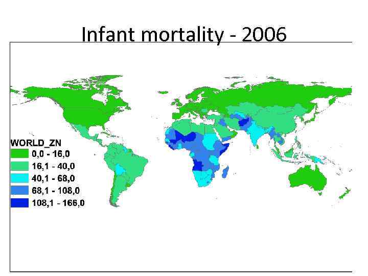 Infant mortality - 2006 