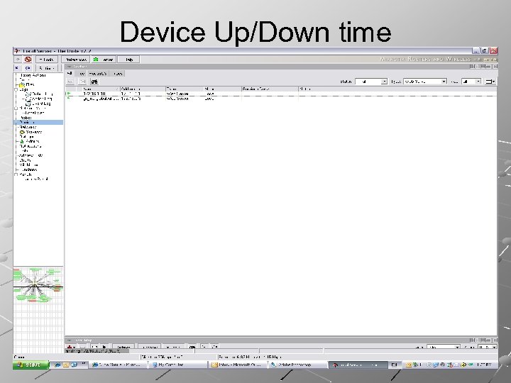 Device Up/Down time 
