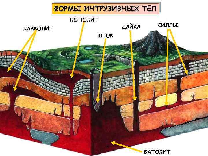 Каково строение лавовых потоков в плане и разрезе