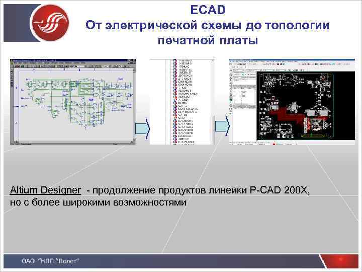 ECAD От электрической схемы до топологии печатной платы Altium Designer - продолжение продуктов линейки