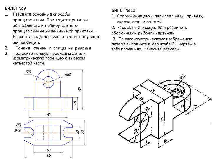 Отличие сборочного чертежа от чертежа общего вида