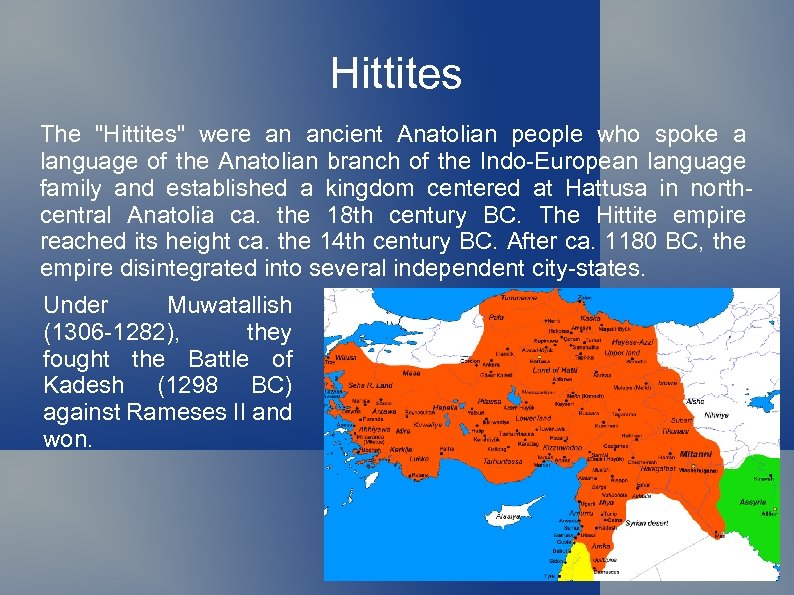 Hittites The 