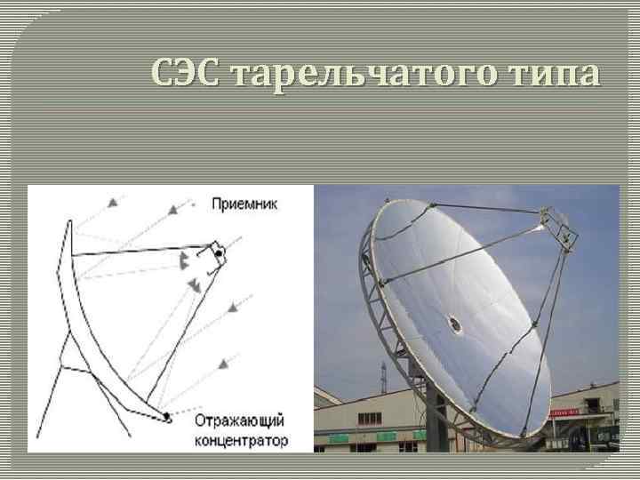 СЭС тарельчатого типа 