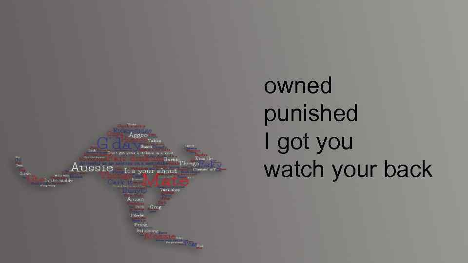 owned punished I got you watch your back 