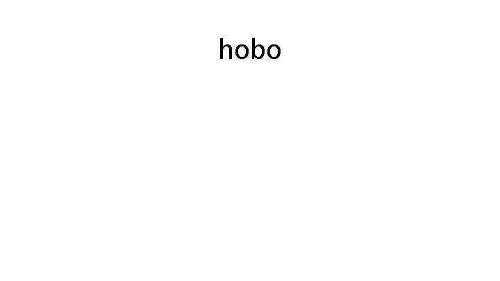 hobo 