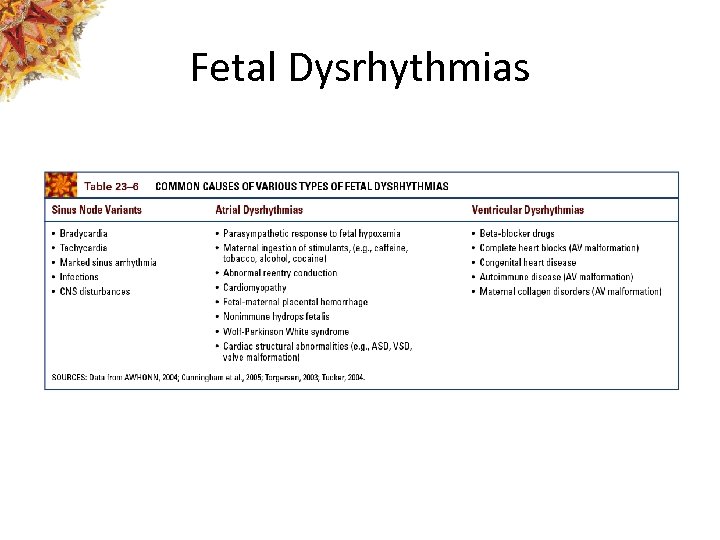 Fetal Dysrhythmias 