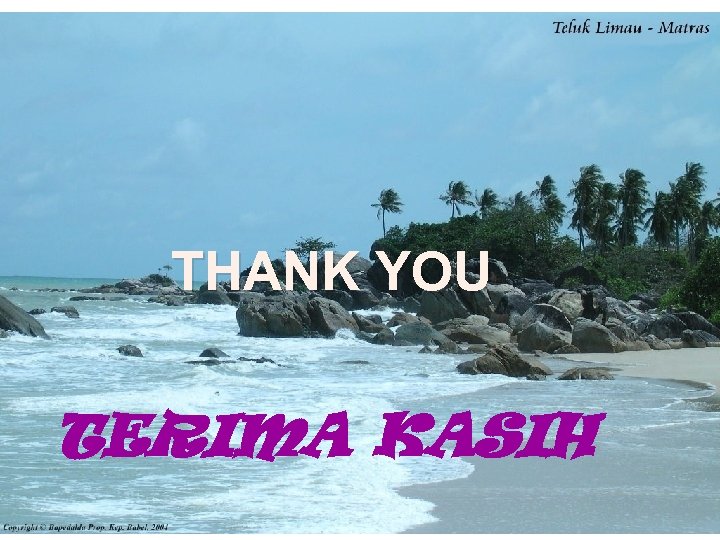 THANK YOU TERIMA KASIH 30 