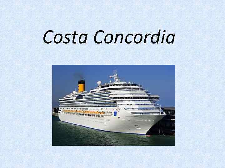 Costa Concordia 