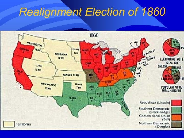 Realignment Election of 1860 