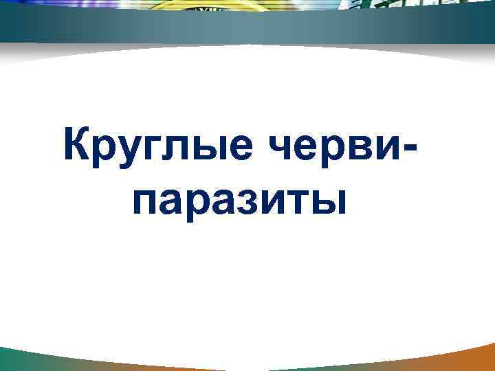 Круглые червипаразиты 