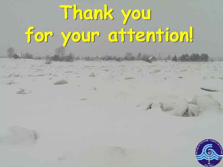 Thank you for your attention! 