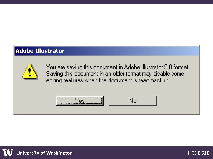 University of Washington HCDE 518 