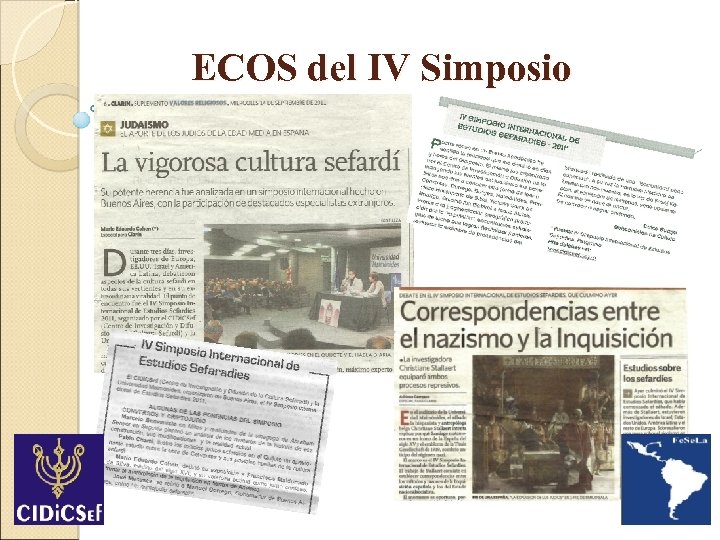ECOS del IV Simposio 