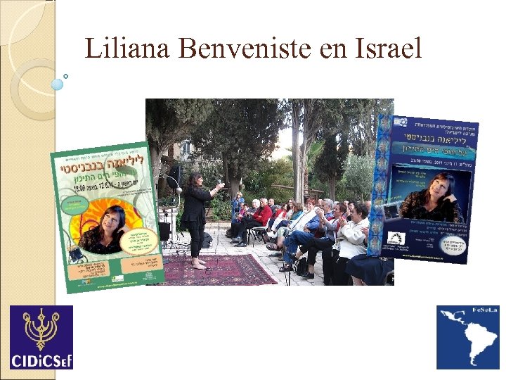 Liliana Benveniste en Israel 