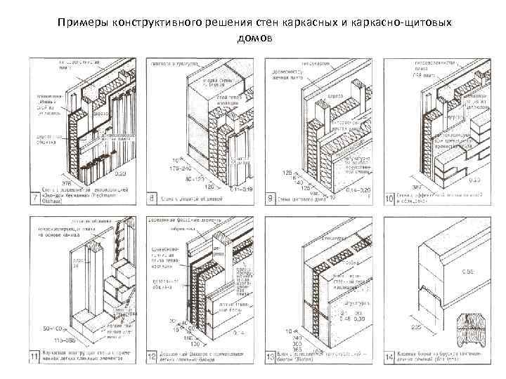 Примеры конструктивных решений