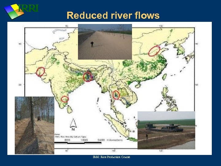 Reduced river flows IRRI: Rice Production Course 