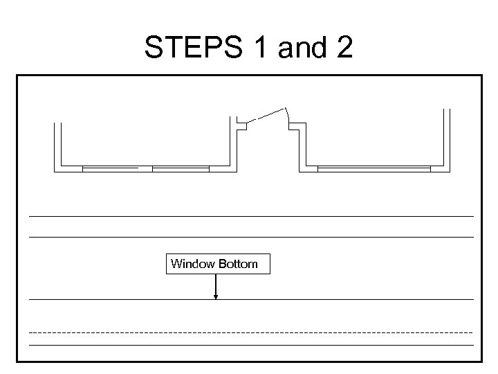 STEPS 1 and 2 Window Bottom 