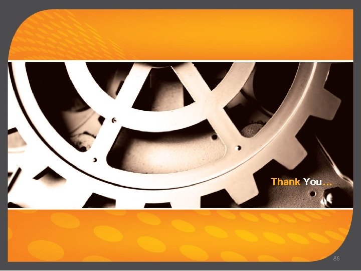 Thank You… 86 