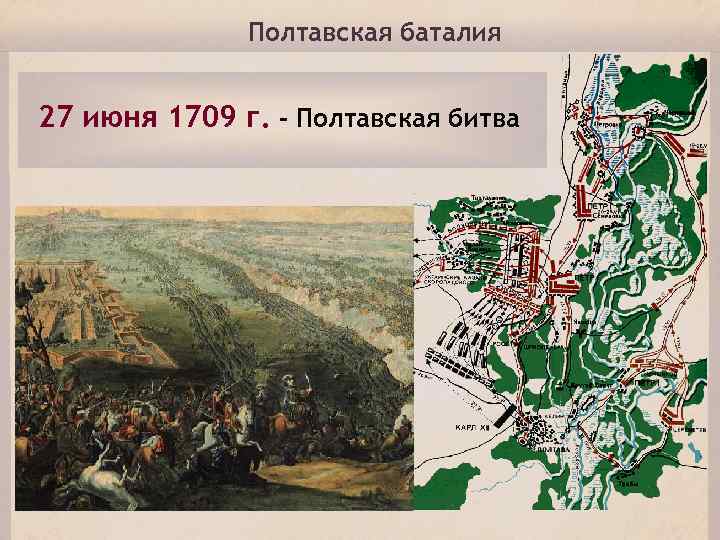 Полтавская баталия 27 июня 1709 г. – Полтавская битва 