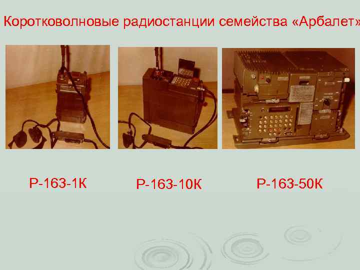 Коротковолновые радиостанции семейства «Арбалет» Р 163 1 К Р 163 10 К Р 163