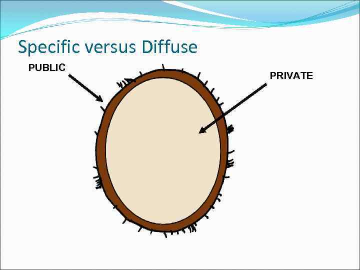 Specific versus Diffuse PUBLIC PRIVATE 