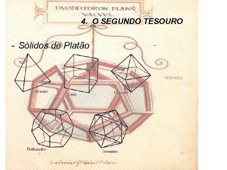 4. O SEGUNDO TESOURO - Sólidos de Platão 