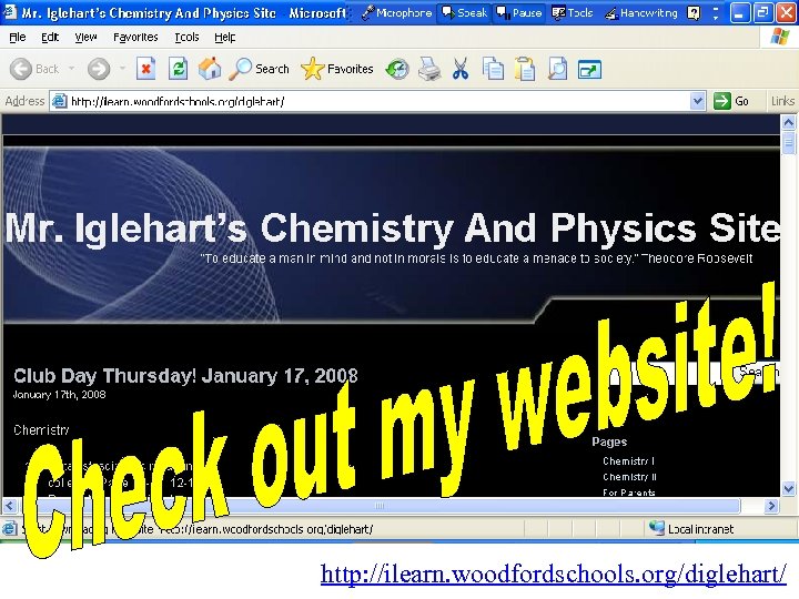 http: //ilearn. woodfordschools. org/diglehart/ 