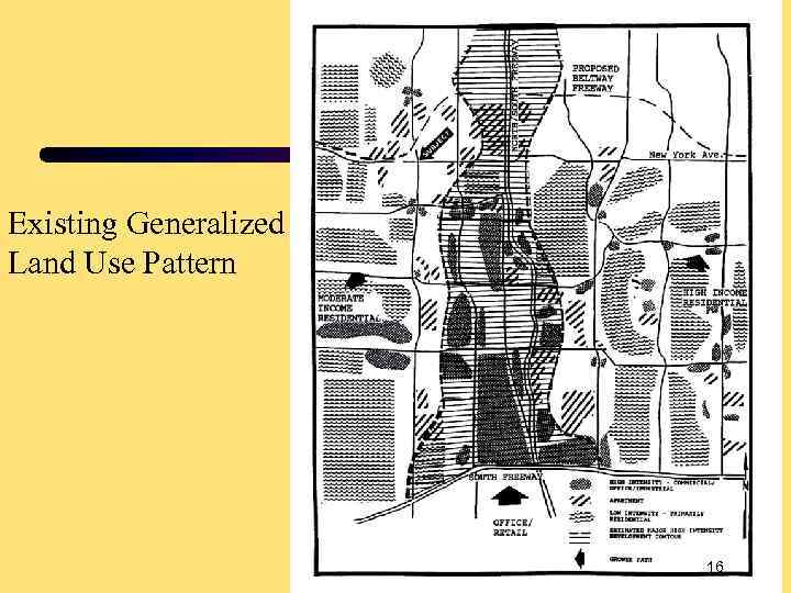 Existing Generalized Land Use Pattern 16 