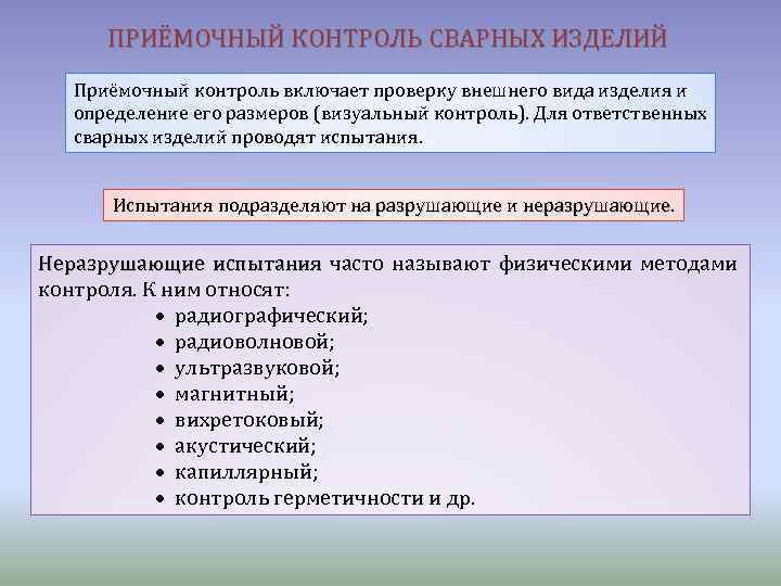 Приемочный контроль. Физические методы контроля. Виды приемочного контроля. Внешний контроль в методике что это. Физические методы контроля качества.