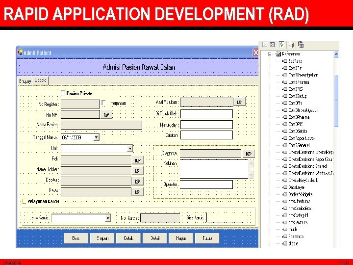 RAPID APPLICATION DEVELOPMENT (RAD) 3/18/2018 11/17 