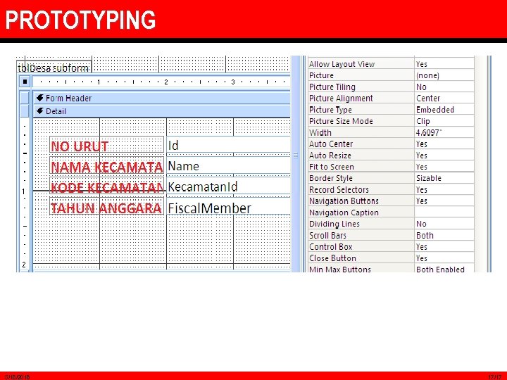 PROTOTYPING 3/18/2018 17/17 